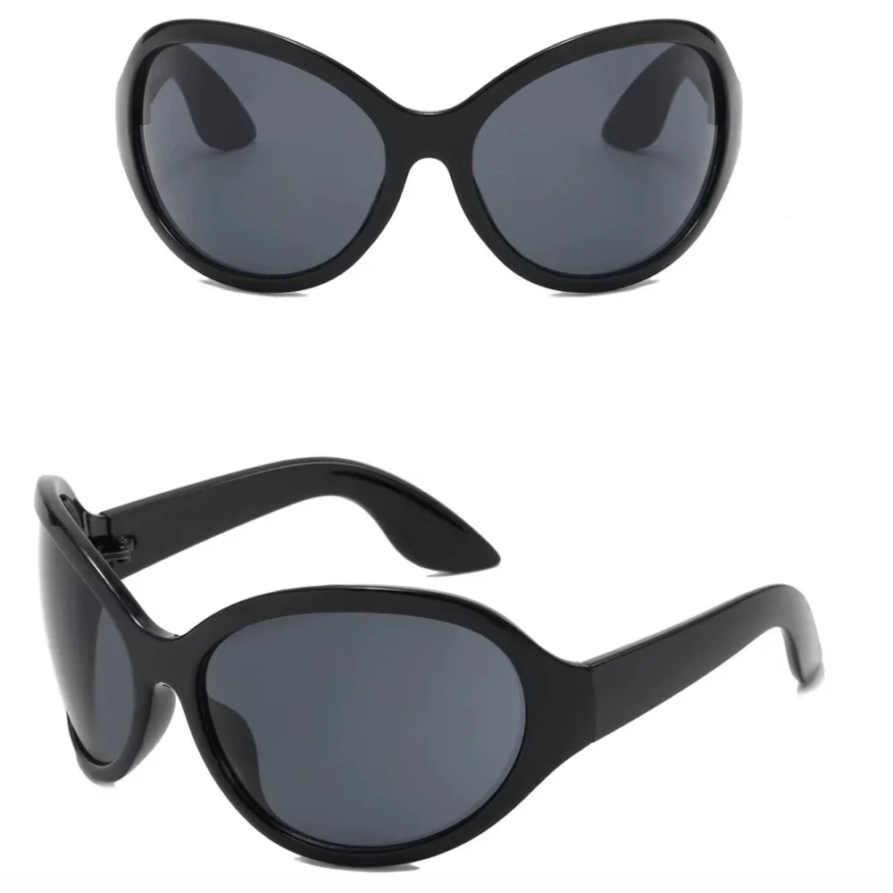 Dark Black Lens Sunglasses Hip Hop Cholo Gangs Fashion Trendy Modern Men's Style